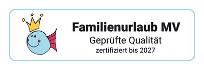 Qualitätssiegel für Familienurlaub MV, zertifiziert bis 2027