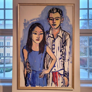 Gemälde der Ausstellung Unterwegs von Susanne Feldt