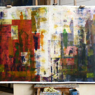 Bild Grosse Inszenierung des Künstlers Gerd Frick